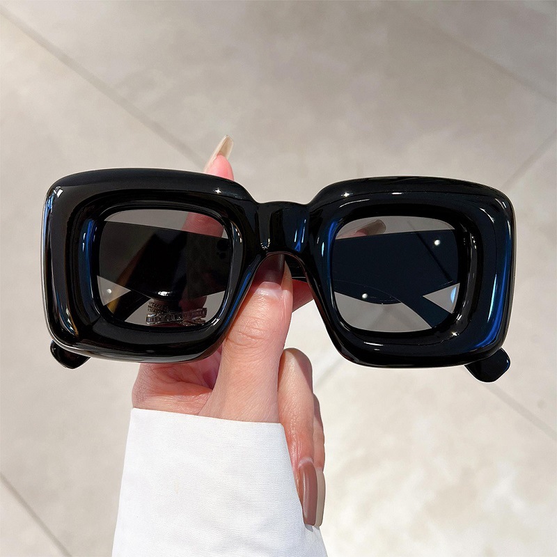 Street Fashion Photo - Nuevas Gafas de Sol Cuadradas para
