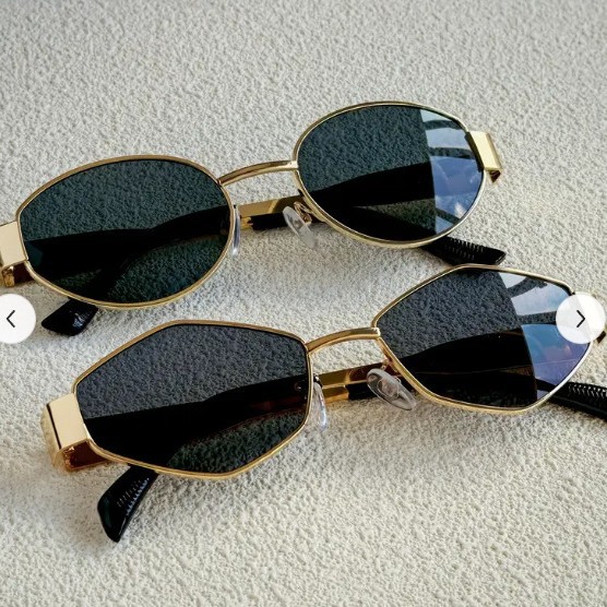 Street Fashion Glasses - Gafas de Sol Redondas de Metal