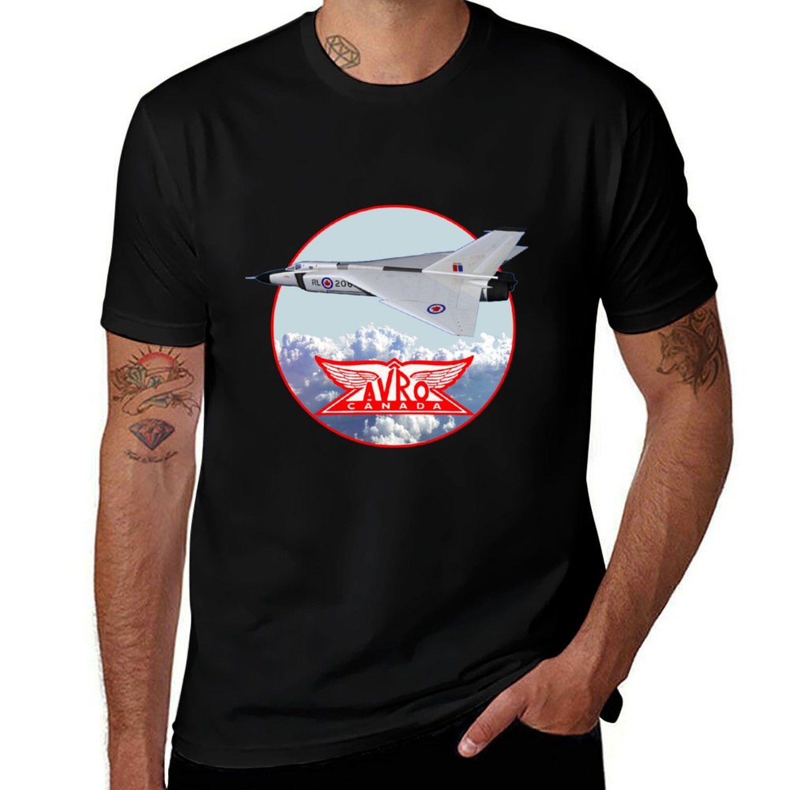 Street Fashion Canada - Camiseta Avro Arrow Avro Canada, Camiseta