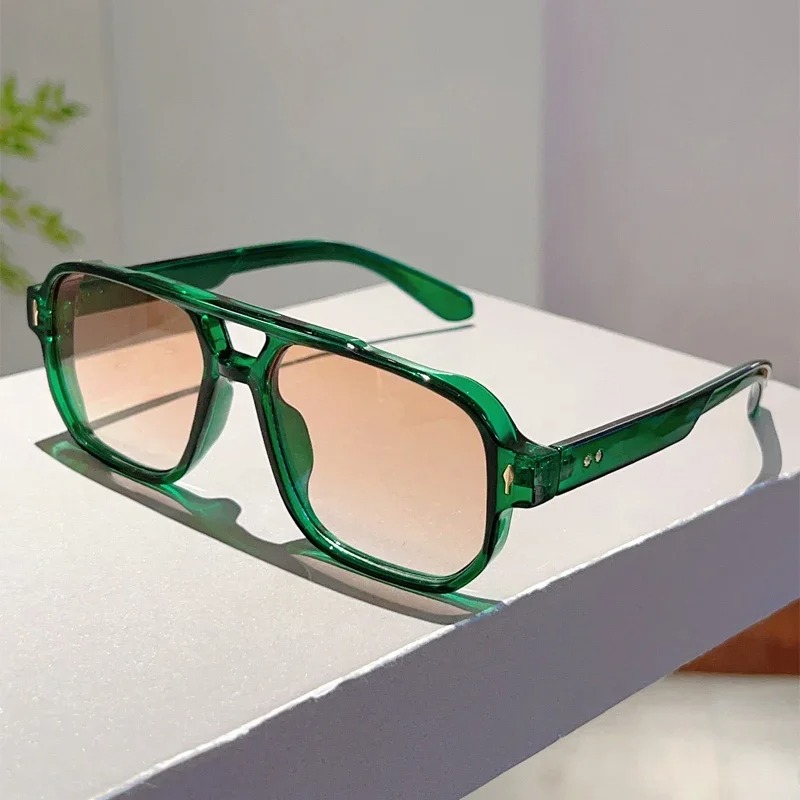 Street Fashion Glasses - Nuevas Gafas de Sol Cuadradas Vintage