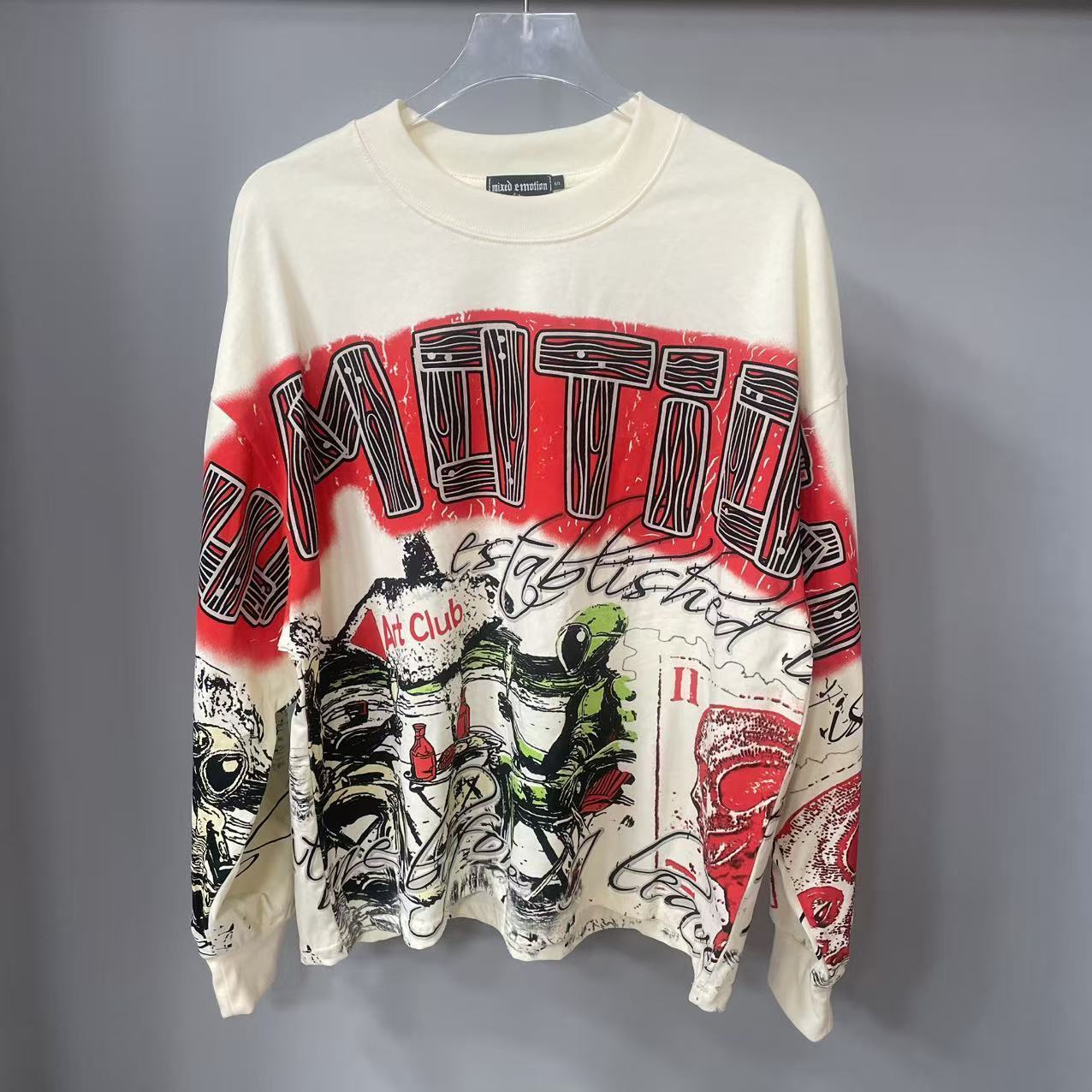 Street Fashion Types - Camiseta de manga larga MIXED-EMOTION de