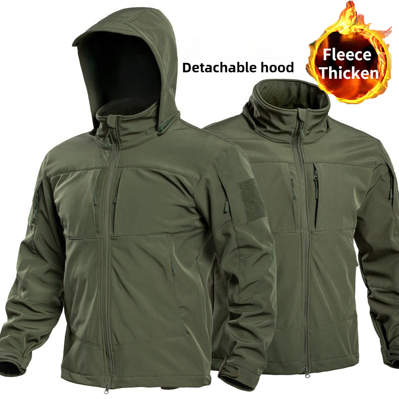 Windbreak Shell Jacket - Chaqueta militar táctica suave de invierno