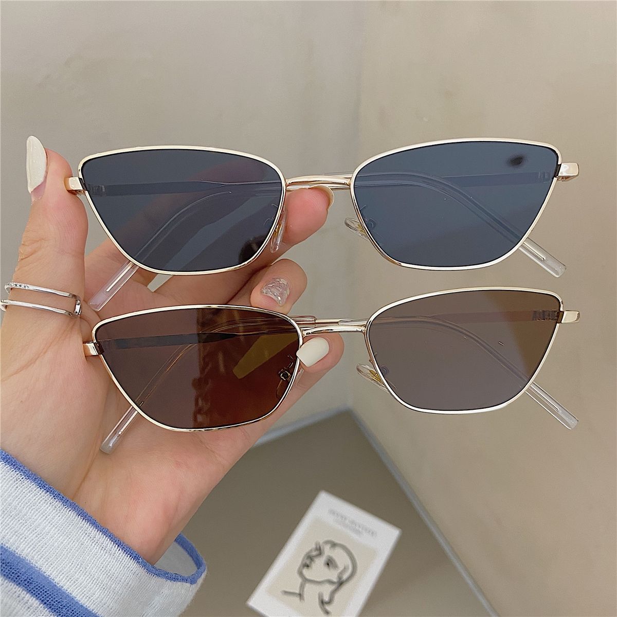 Street Fashion Glasses - Gafas de Sol Metálicas con Forma