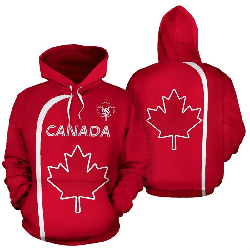Street Fashion Canada - Sudadera con capucha con estampado 3d