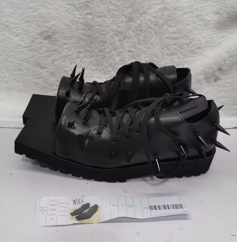 Street Fashion Y2K - Botas de cuero negras para mujer