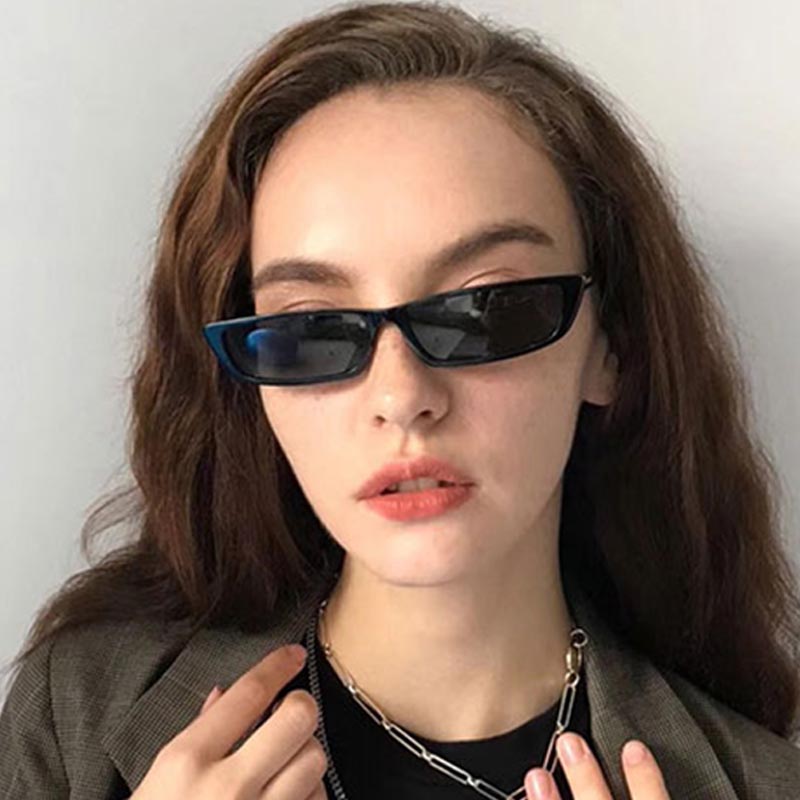 Street Fashion Glasses - Gafas de Sol Rectangulares Pequeñas de