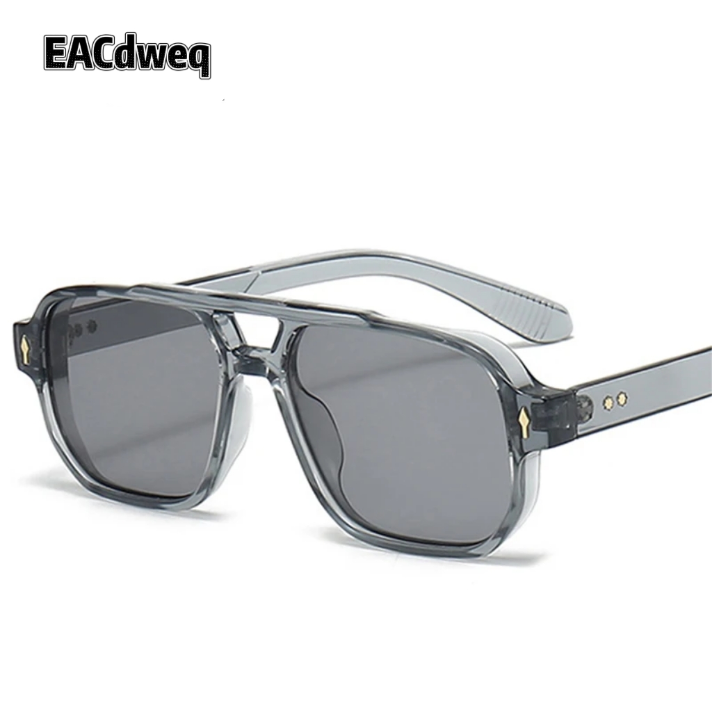 Street Fashion Glasses - Gafas de Sol Cuadradas Vintage de