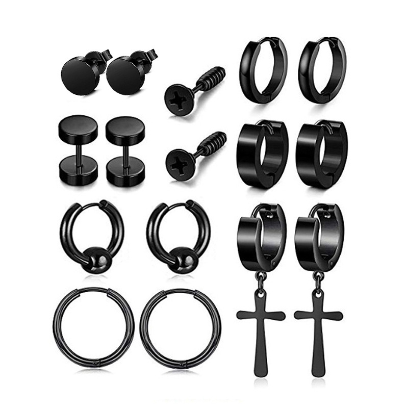 1 Pieza Pendiente de Acero Ino - Street Fashion Earrings reseña y precio