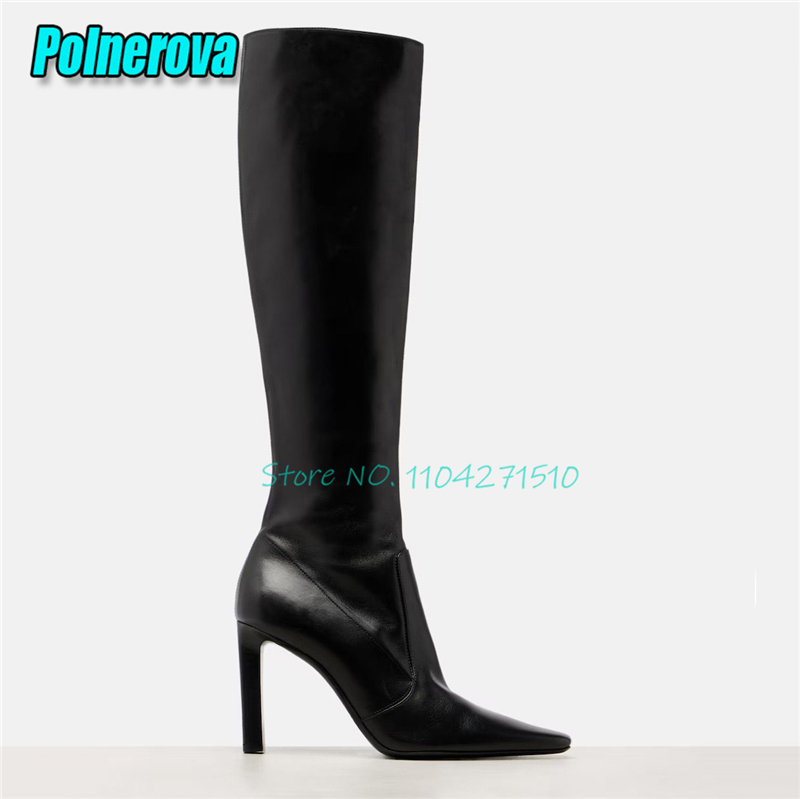 Botas de tacón alto con punta  - Street Fashion Runway reseña y precio