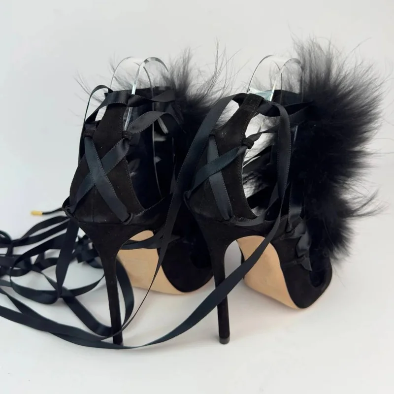 Sandalias de tacón fino con pu - Street Fashion Runway reseña y precio