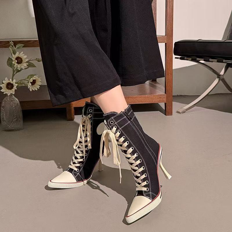 Zapatos de tacón alto de diseñ - Street Fashion Y2K reseña y precio