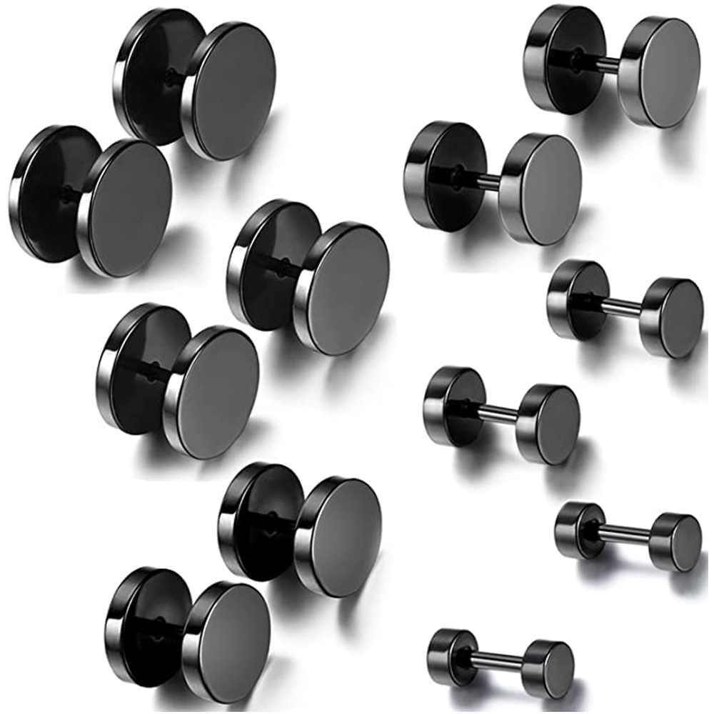 Pendientes de tuerca góticos c - Street Fashion Earrings reseña y precio