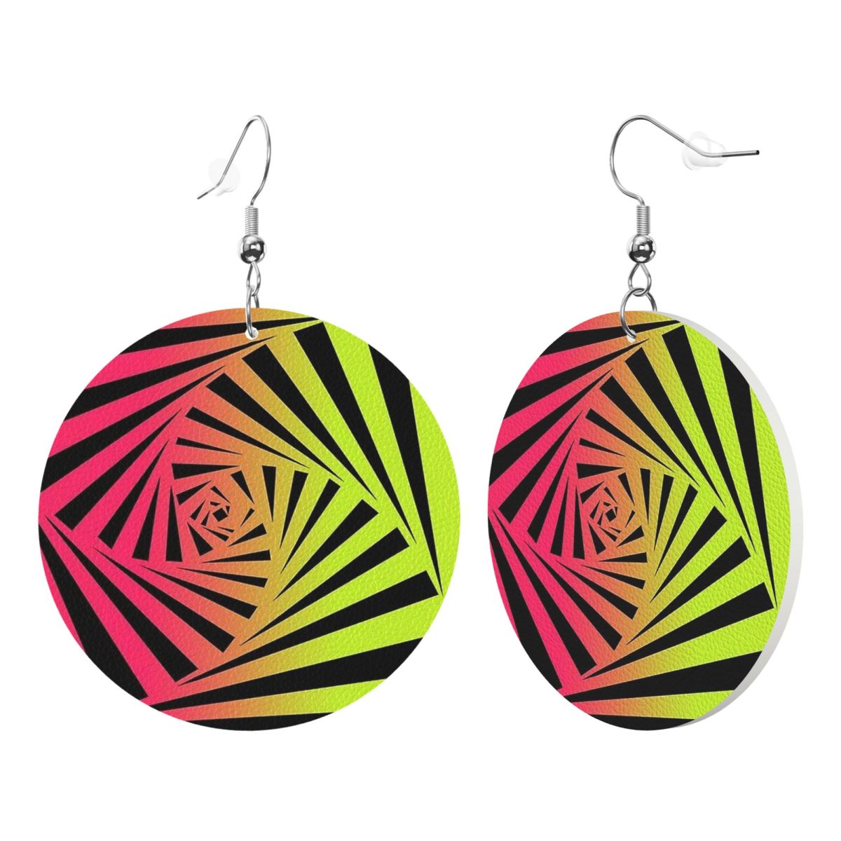 Pendientes colgantes de cuero  - Street Fashion Photo reseña y precio
