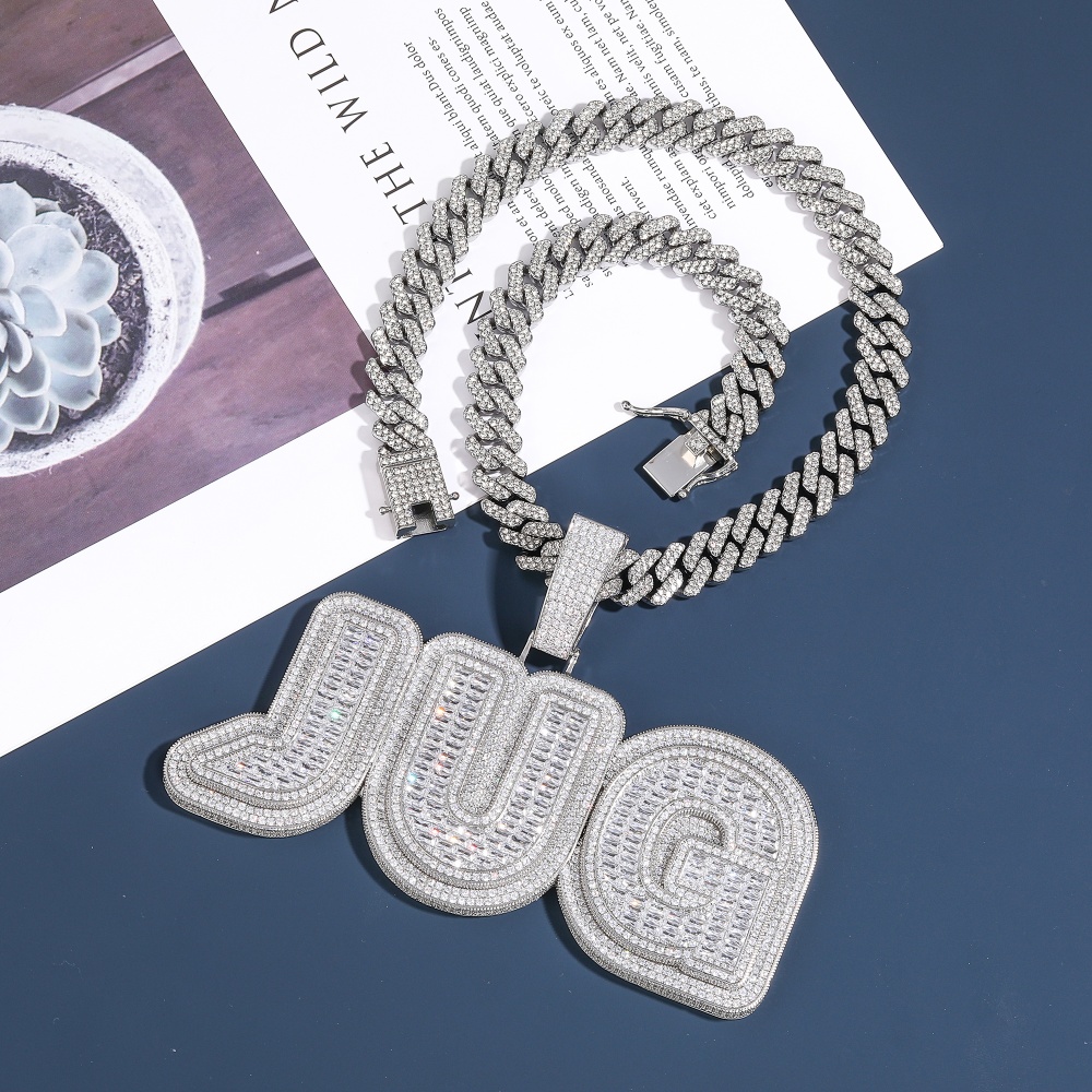 Collar con Colgante de Letras  - Street Fashion Name reseña y precio