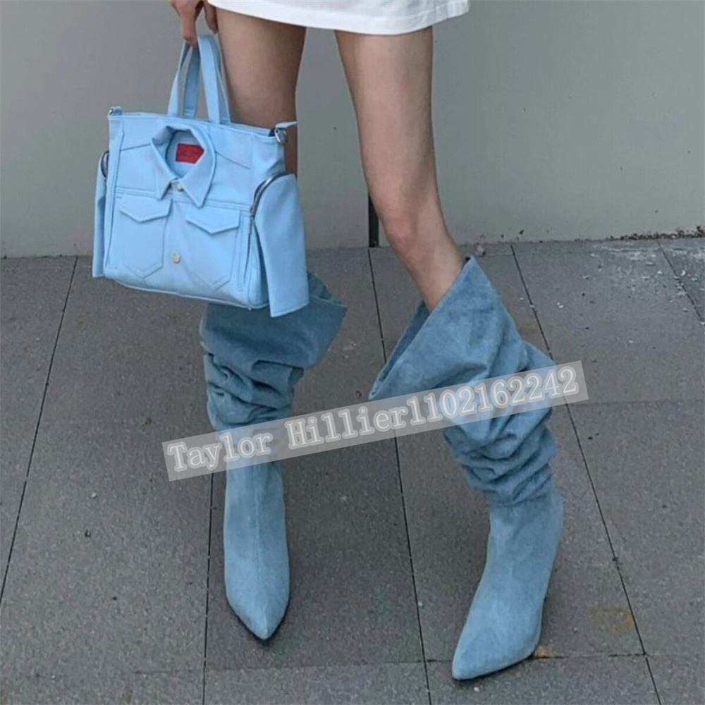Botas de tacón de aguja con pu - Street Fashion Runway reseña y precio