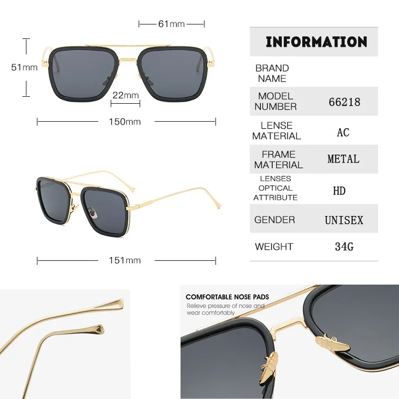 Gafas de Sol Steam Punk Tony S - Street Fashion Glasses reseña y precio